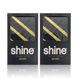 SHINE® 24K GOLD TIGER STRIPES KING SIZE ROLLING PAPER - 1 COUNT
