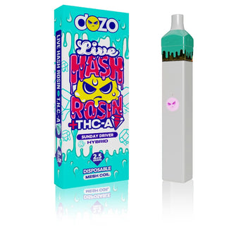 DOZO LIVE HASH ROSIN + THC-A DISPOSABLE VAPE - 2.5G