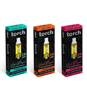 TORCH LIVE RESIN DIAMOND THC-A DELTA CARTIDGE - 3500MG