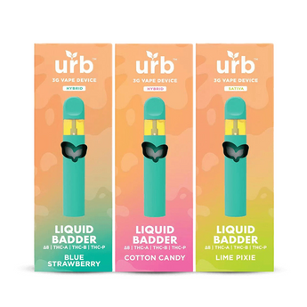 URB LIQUID BADDER D8+THC-A/B/P DISPOSABLE VAPE - 3G