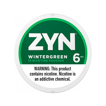 ZYN NICOTINE POUCHES - 6MG - wintergreen