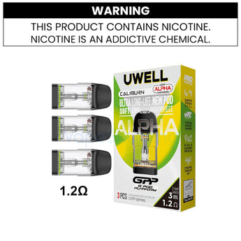 UWELL CALIBURN GPP REPLACEMENT POD/1.2OHM GPP PODS [ TOP FILL ]
